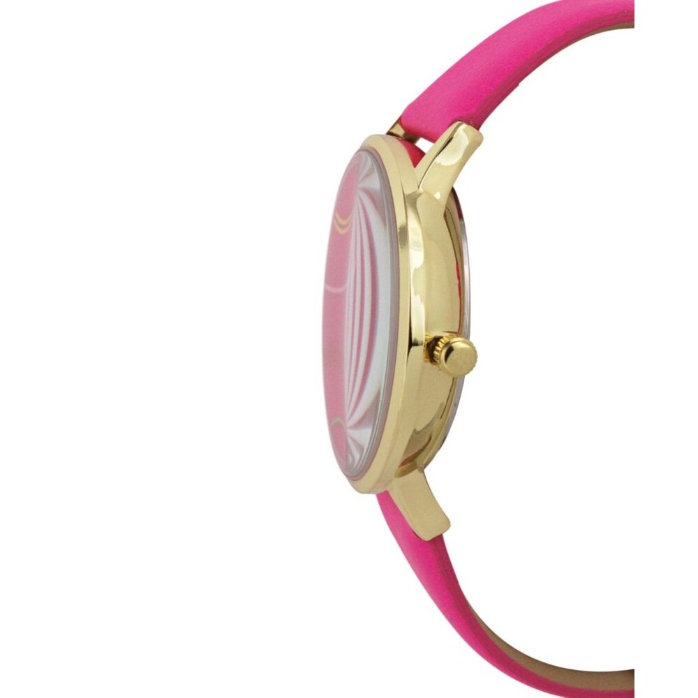 INC International Concepts Womens Pink Strap 38mm Watch Gold Plated Bracelets - Picture 2 of 4